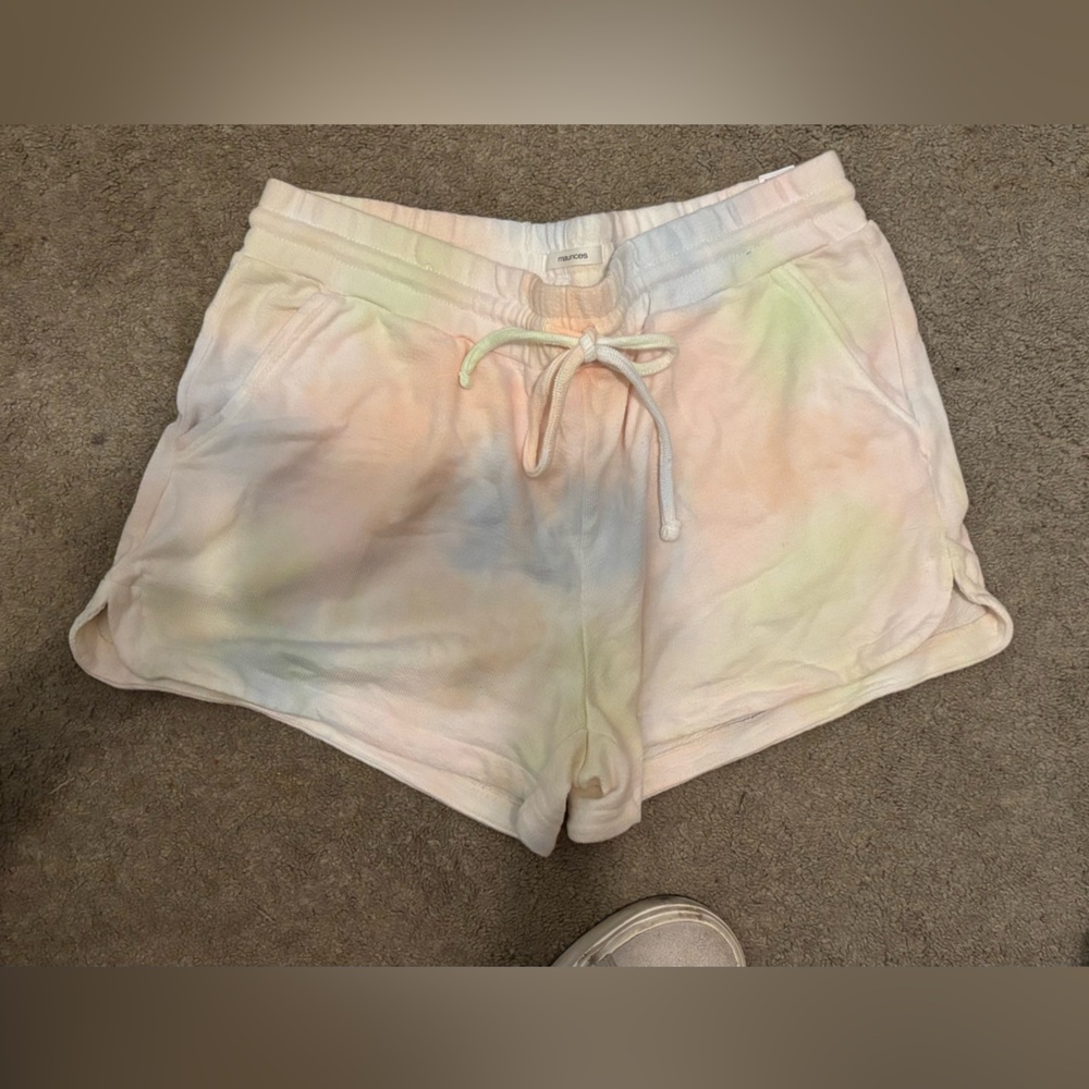 Maurices Pastel Tie-Dye Athletic Shorts